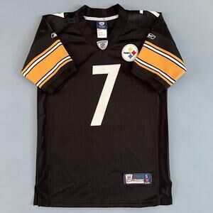 Ben Roethlisberger Pittsburgh Steelers Reebok Youth Black Football Jersey